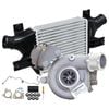 Upgrade Billet Turbo Charger With 64mm Intercooler And Genuine Oil Feed Pipe For Mitsubishi Asx 4n13 1.8l 1515a185