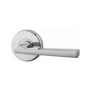 Lockwood 63mm Satin Chrome Velocity Hakea Passage Leverset