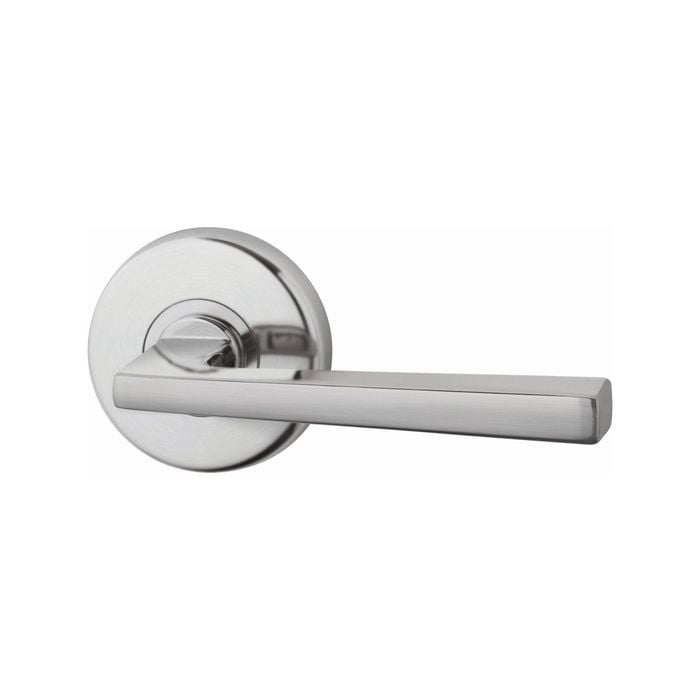Lockwood 63mm Satin Chrome Velocity Hakea Passage Leverset