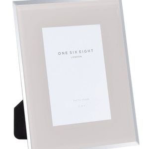 One Six Eight London Clara 6 X 4 Cloud Grey Glass Photo Frame