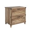 Maestro Furniture Oxford Office Storage 2-Drawers Filing Cabinet Rustic Oak