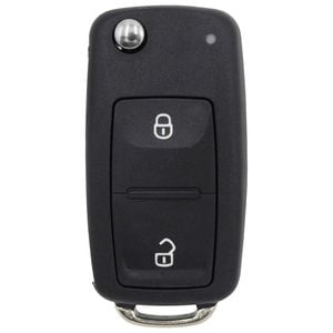 TKW 2 Button Remote Flip Key Housing to suit VW - Various Models - HU66 Blade