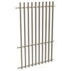ProtectorAl 350 - 1200 x 1800mm Paperbark Aluminium Radiator Pool Fence Panel With Mid Rail