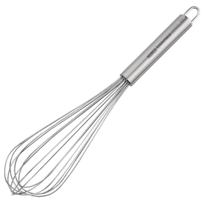 Nisbets Essentials Whisk Stainless Steel 7 Wire Ergonomic Sealed Handle 295mm