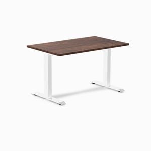 Desky Fixed Height American Rustic Pine Softwood Desk 120x75cm White Leg