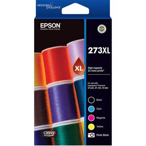 Epson GENUINE Original Epson 273XL 5 Ink XP-600 XP-610 XP-700 XP-710 XP-800 T275792 C13T275792