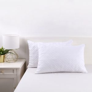 Dreamaker Super Plush Quilted Pillow Protector (2 Pack)