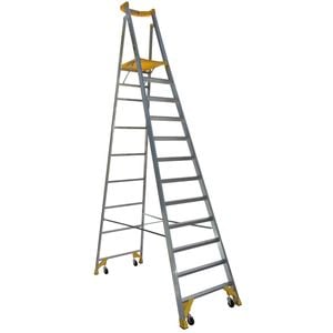 Bailey 170kg 12 Step Aluminium Job Station Platform Ladder