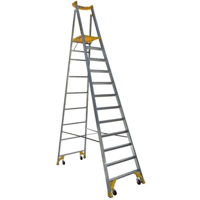Bailey 170kg 12 Step Aluminium Job Station Platform Ladder