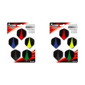 2PK Formula Sports Ultra 100-Micron Dart Flights Assorted