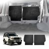 Back Seat Protector For Toyota Landcruiser 70/76 Series 2023-onwards All Weather Heavy Duty Car Seat Kick Mats Cover