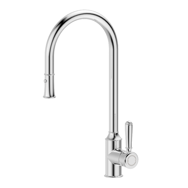 Mondella    Chrome Maestro Pull Out Vege Spray Sink Mixer - Chrome