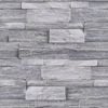 Superfresco Easy 52cm x 10m Grey Stone Wall Wallpaper - 52cm x 10m