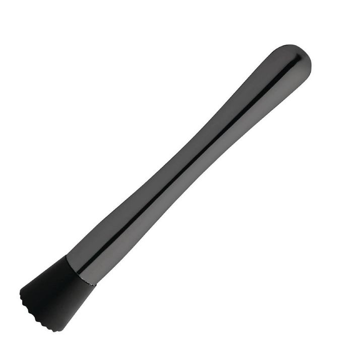 Olympia Cocktail Muddler Gunmetal Stainless Steel Professional Bartending Tool 212 X 34mm