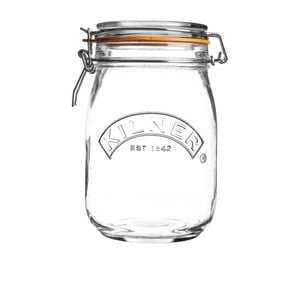Kilner Clip Top Round Jar 1L