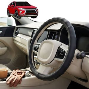 Australian Goose Steering Wheel Cover for Mitsubishi Eclipse Cross 2017 - Current (YA) Circle Black
