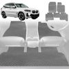 6D Diamond Car Floor Mats for BMW iX3 2022-Current-Full Set-Grey-Outback GT