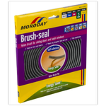 Moroday 6 x 7mm x 5m Black MWS8 Self-Adhesive Brush Seal