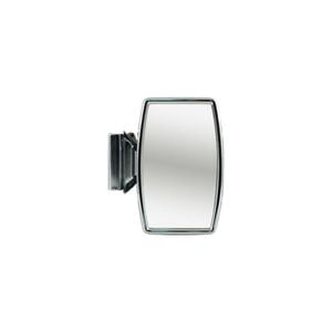Oversized Stainless Steel Clamp-On Side Mirror, 116mm x 75mm Glass, Quarter Vent Mount
