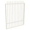 ProtectorAl 0800 - 1200 mm W x 1500 mm H Surfmist Aluminium Pool Gate Picket Top with Mid Rail