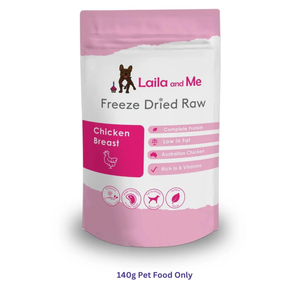 Laila & Me Freeze Dried Australian Chicken Breast Cat and Dog Treats - 140g