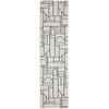 The Rug Connection Harley Fleur Runner Off White 300x80cm - Medium Runner Pet Friendly Indoor Rug