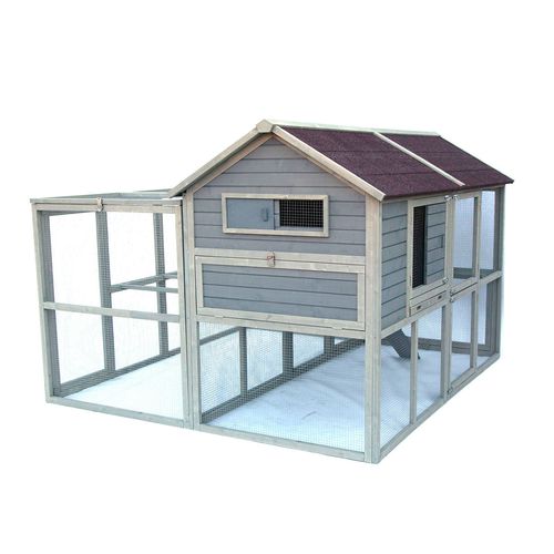 Flyline XL Superior Chicken Coop with Add on Run Predator Proof