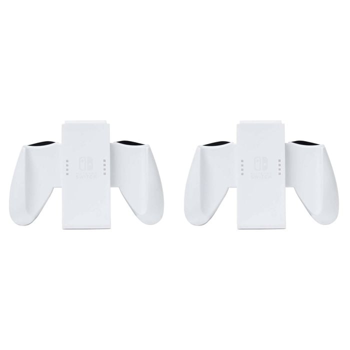2PK PowerA Nintendo Switch Gaming Joy-Con Comfort Grip - White