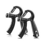 Advwin 2 Piece Adjustable 5-60kg Counting Strength Fitness Hand Grip