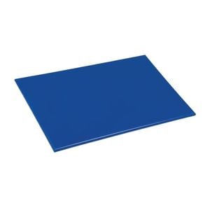 Hygiplas Chopping Board Antibacterial Low Density Blue 450x300x10mm Commercial Kitchen Food Prep