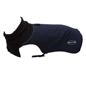 Scruffs Thermal Self Heating Dog Coat Navy Blue 36 Cm - Xx Small