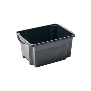 Inabox 25L Ash Black Storage Crate