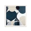 Artist Lane "Blue Stone Basalt 2  " by Ani Ipradjian - 76x76cm White Framed Print