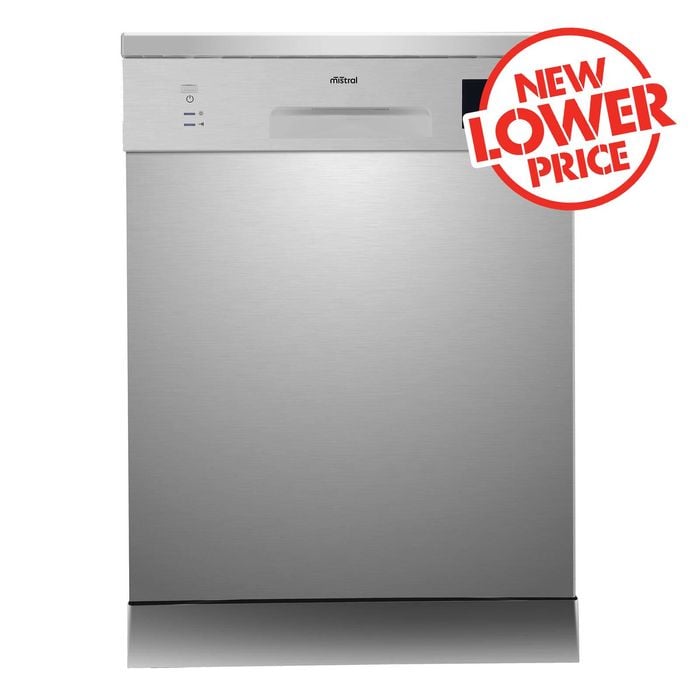 Mistral  60cm Stainless Steel 12 Place Setting Dishwasher