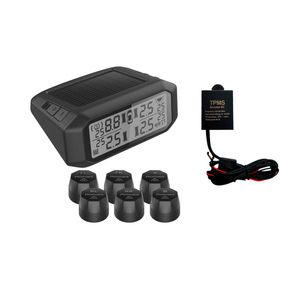 Promata Mata 1  Solar Powered Tyre Pressure Monitor - 6 External Sensors - With Booster
