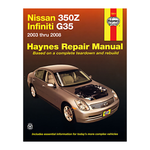 Nissan 350Z & Infiniti G35 (2003-2008) Haynes Repair Manual (USA)