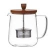 Leaf & Bean Naples Teapot with Acacia Lid & Infuser
