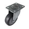 Easyroll 100mm 100kg Grey Castor With Swivel Plate - 100mm