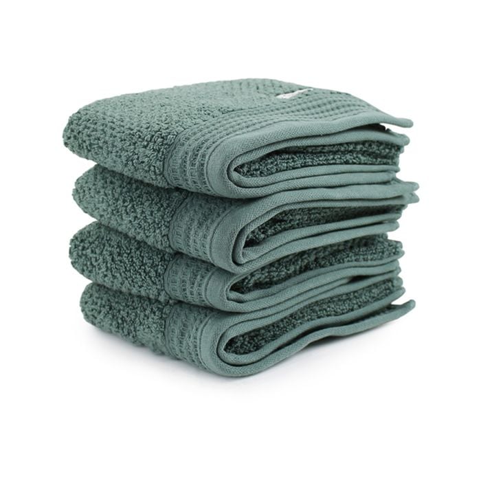 4pc Onkaparinga 45x65cm Avalon Hand Towel 550GSM Fir Green