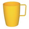 Olympia Kristallon Handled Cups Polypropylene Yellow 284ml 12 Pack Reusable