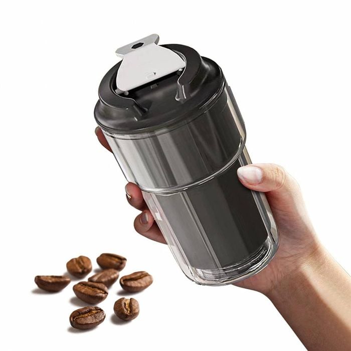 460ml Double Wall Insulated Coffee Cup – Black