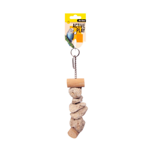 Avi One Bird Toy Wood & Pumice Rocks Small 32cm (22669S)