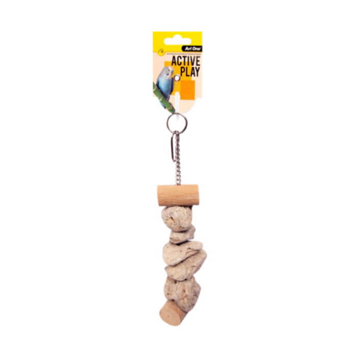 Avi One Bird Toy Wood & Pumice Rocks Small 32cm (22669S)