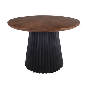 Henrik 130cm Round Dining Table Walnut