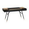 Modern Furniture MORSE 140cm Study Desk - Black & Oak