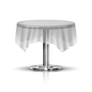 Crystal Clear 0.3mm 137cm Vinyl Tablecloth