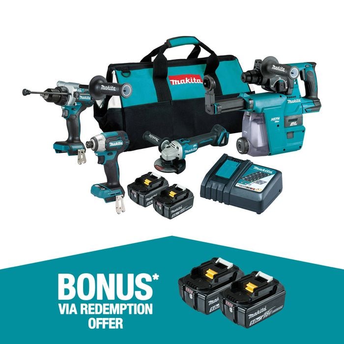 Makita 18V Brushless 4 Piece Combo Kit DLX4203TX1