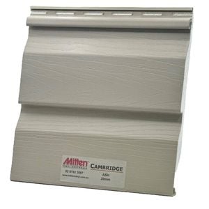 Mitten Vinyl Australia 5.84m x 20mm Ash Cambridge Vinyl Cladding