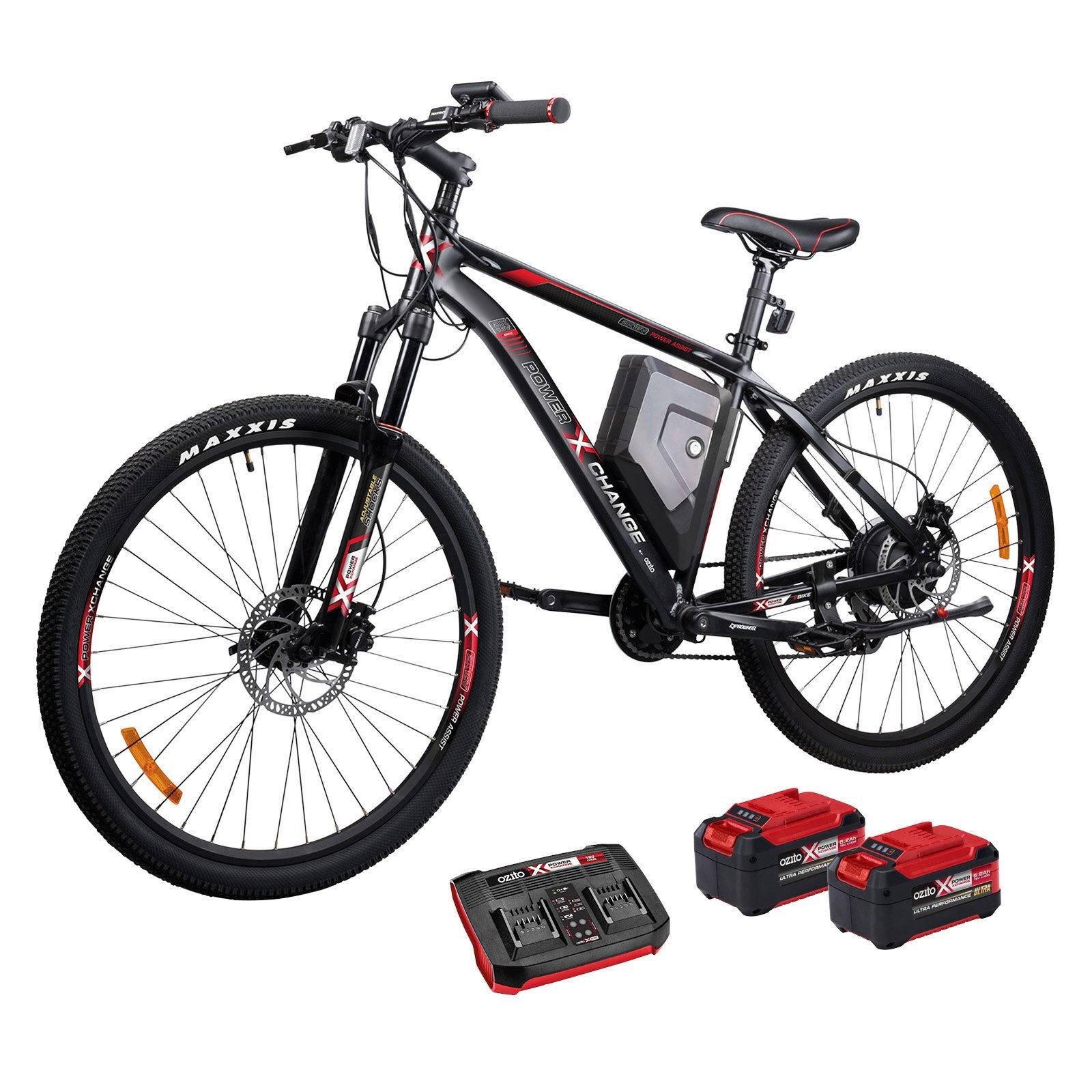 Ozito PXC 2 x 18V 5.2Ah Hybrid E-Bike Kit product image