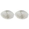2PK Belle Polyresin Sofi Sea Urchin Sculpture 19x17cm - White